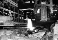 Soaking pits in Třinec Iron and Steel Works, 1988