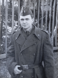 Serving in military in Kbely in 1966