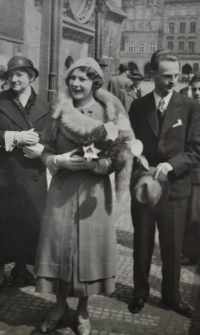 Alois Hásek (father-in-law) and his wife Marie Hásková
