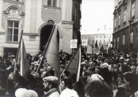 General strike on 27 November 1989 in Hradec Králové