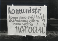 General strike on 27 November 1989 in Hradec Králové