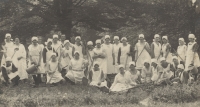 Field workers in Sloupnice. 1930's