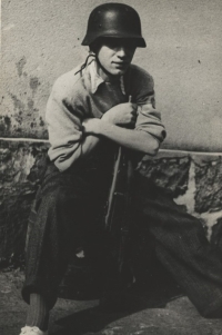 Lubor Linhart at the time of mobilization, 1938