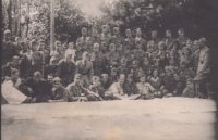 Josef Novosad in the personal guard unit of Josip Broz Tito, Belgrade, 1945