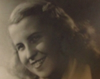 Wife Irena Linhartová, 1950