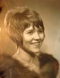 Secondary school graduation photo of daughter Rita, 1970