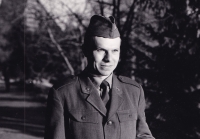 Pavel Balúch at military service (1970s)