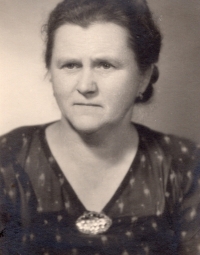 Mother Růžena Uhlířová in 1938