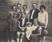 The Mikolášek family. 1928