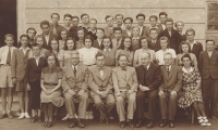 Secondary school (Gymnasium) in Litomyšl. 1942