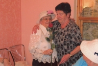 Ivana Richterová as a volunteer in a nursing home, 2018