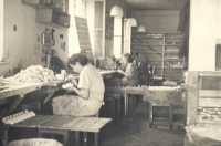 Toy workroom at the beginning of the war 1943
