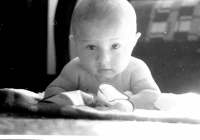 Michal Polman as a baby