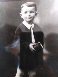 Jan Gulec at the age of four