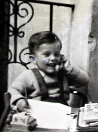 Tomáš Petrák in 1950s