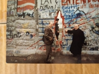 Berlínsky múr, január 1990, s rabínom Joe Wernickom