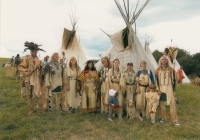 "Indian Wars" event, 1980s, also attended by Václav Vydra	