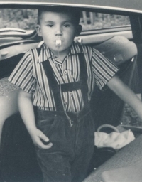 Ivan Ptáčník when he was six years old, 1965