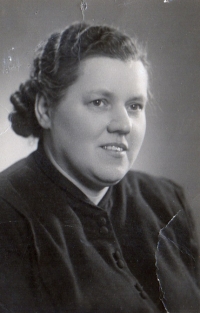 Marie Zemanová, Josef Serinek's second wife and the narrator's grandmother.