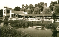 Summer café At the Lake, Pardubice, 1949