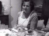 Mum Anna Popelková, née Vejborová, born on 13 July 1911, 1960