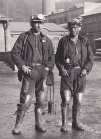 Jan Blizňák (vlevo), začátek 60. let