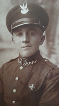 Dad in Polish uniform before the war