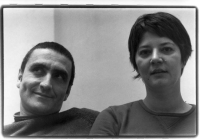 Petar Erak with his wife Nela at Café Shabu in 2002