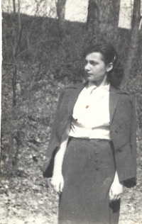 Jana Marková in her 20s