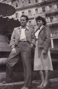Dovolená s manželem, Mariánské Lázně 1955