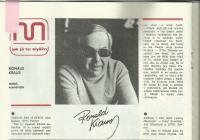 His half-brother Ronald Kraus in Melodie magazine, 1985