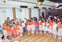 Children during a dance performance in Prachatice