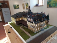 Model of the Perun Hotel in the Hejnice Monastery