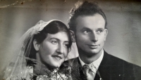 The wedding of Ladislav Ondra, 1957 