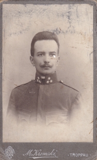 Strýc pamětnice Rudolf, který padl v 1. světové válce