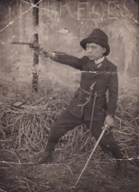 Maternal uncle Karel Hlubek, ca. 1915