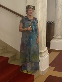 Ivana Follová dressed in her own author's clothes