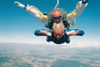 Tandem jump of a witness from a height of 3.5 km, 2004
