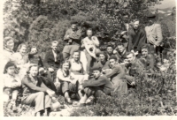 Classmates of Božena Kršková from the gymnasium in Zábřeh