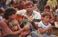 Marián Hošek with family, 1994