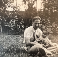 Victor with Milan, his nephew, 1936