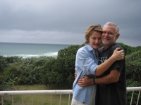 Magdalena Westman with her husband Randolph, South Africa, ca. 2005