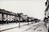 Karlov before the Second World War, view of residential buildings