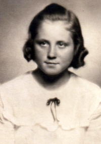 Miloslava Mráčková - a photo of that time