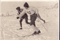 Jaroslava Páričková ( v popredí) počas pretekov