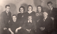 Burget family in 1945, Kroměříž