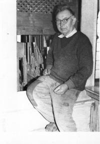 Bohumil's father, Bohumil Žloutek the Eldest. 1970