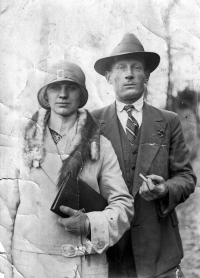 Josef Hlubek's parents František and Marie / before the World War II