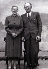 Josef Hlubek's parents / early 1960s