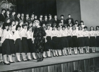 Polyphony Choir with Jana Kaněrová in 1987